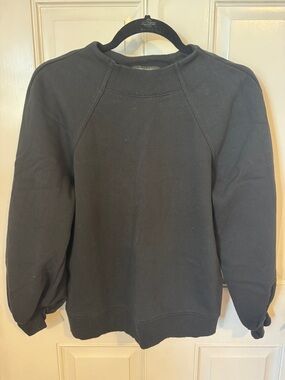 Banana Republic Classic Black Crewneck Sweatshirt